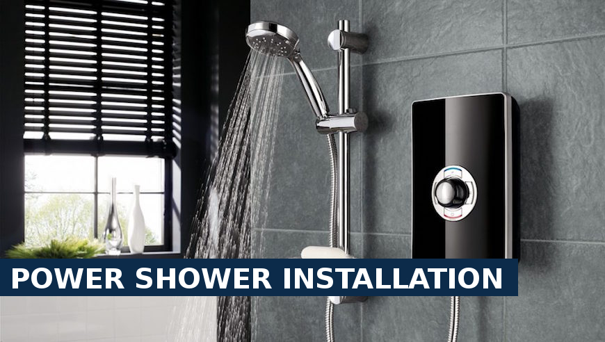Power shower installation Sydenham